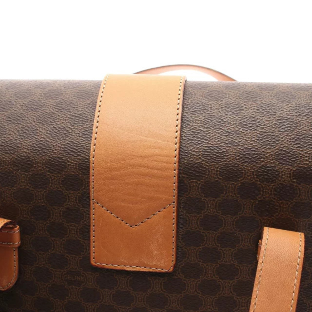Celine Macadam handbag canvas leather brown - Picture 6 of 6
